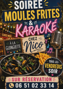 Vous pouvez vous restaurer tout l'été à la guinguette Chez Nico sur la base de loisirs communautaire à Lavaré